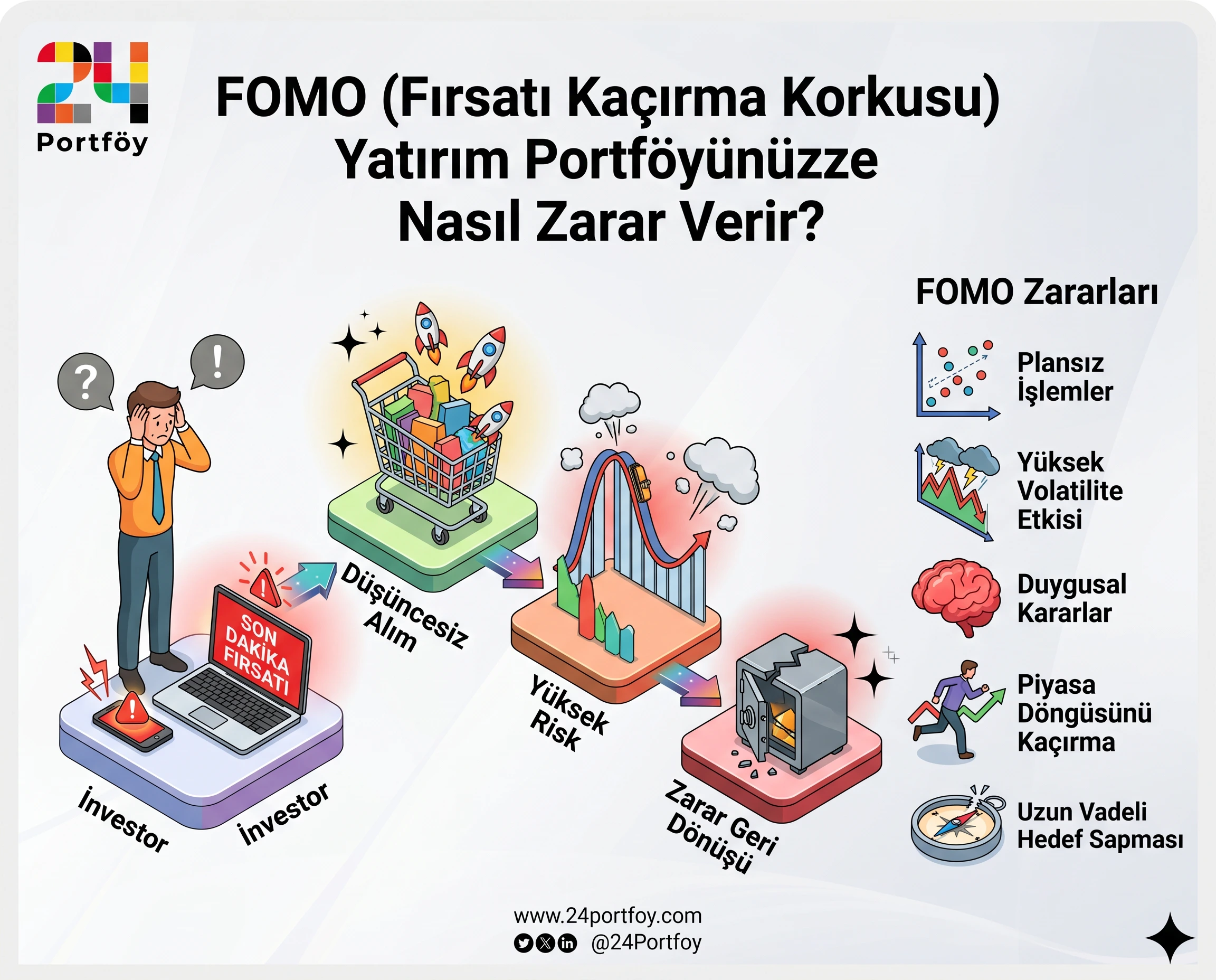 FOMO (Fırsatı Kaçırma Korkusu) Yatırım Portföyünüze Nasıl Zarar Verir?